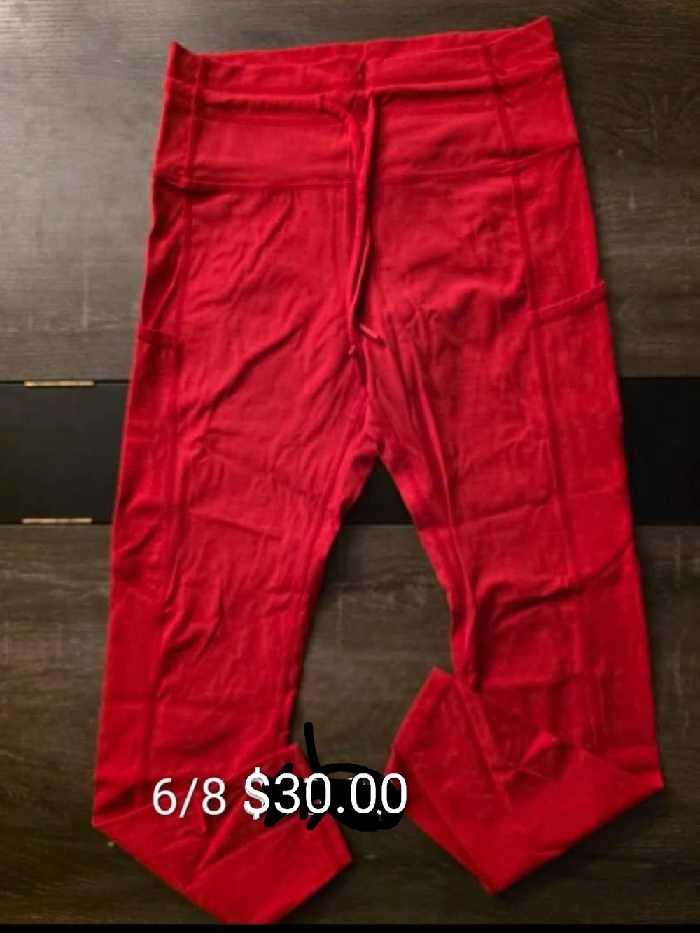Red Womens Leggings - Comfortable Everyday Bottoms